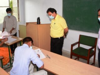 Inspection by IGNOU Director