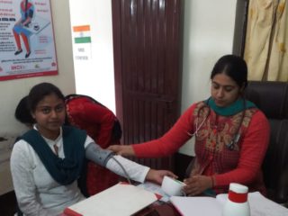 Cleanliness drive and health check-up – NSS Camp